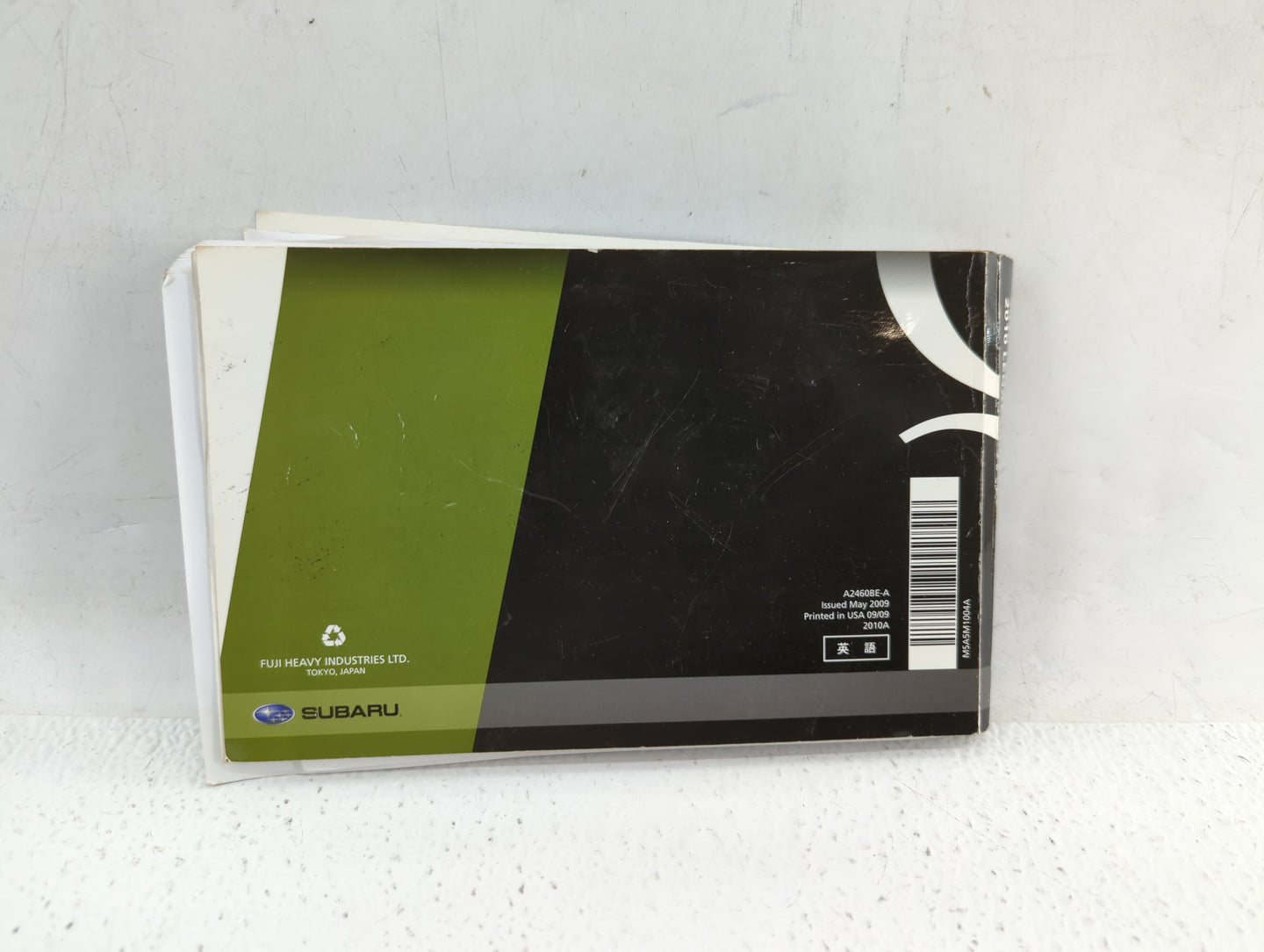 2010 Subaru Legacy Owners Manual Book Guide P/N:A2460BE-A OEM Used Auto Parts - Oemusedautoparts1.com