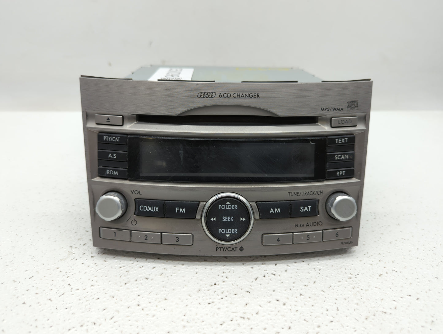 2010-2012 Subaru Legacy Radio AM FM Cd Player Receiver Replacement P/N:86201AJ62A 86201AJ64A, 86201AJ60A Fits Fits 2010 2011