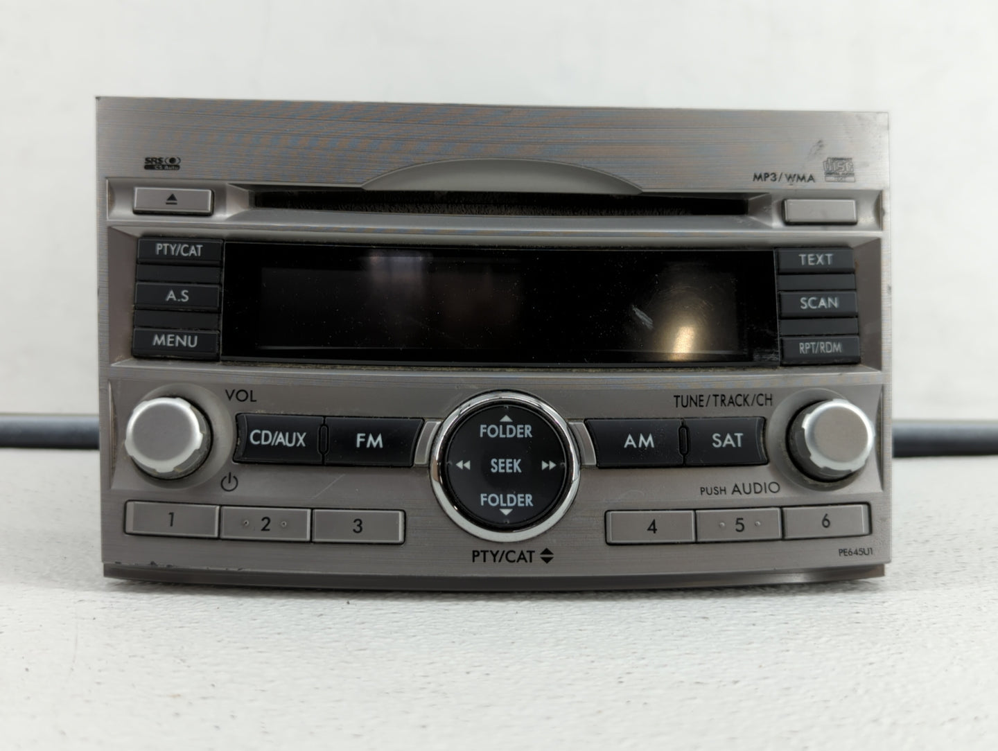 2010-2012 Subaru Legacy Am Fm Cd Player Radio Receiver - Oemusedautoparts1.com