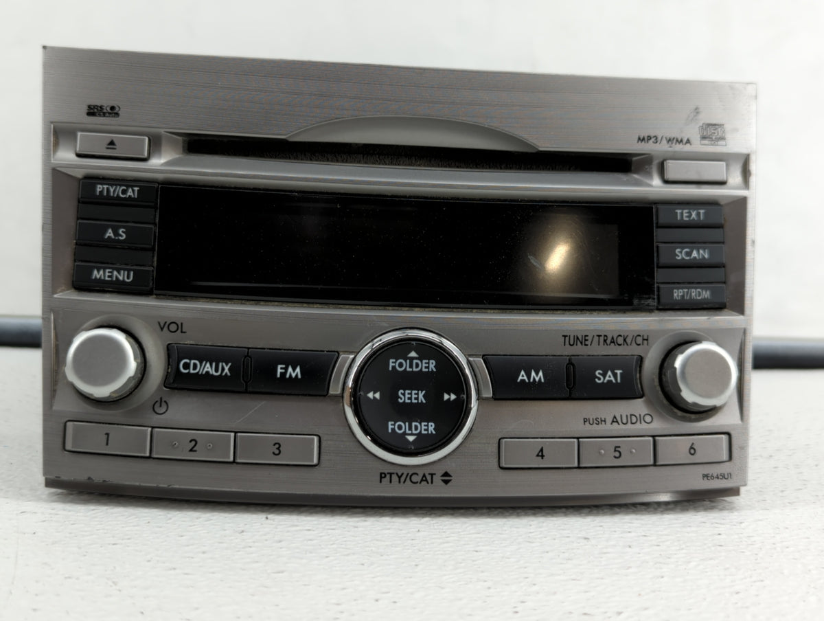 2010-2012 Subaru Legacy Am Fm Cd Player Radio Receiver 360951 - Oemusedautoparts1.com