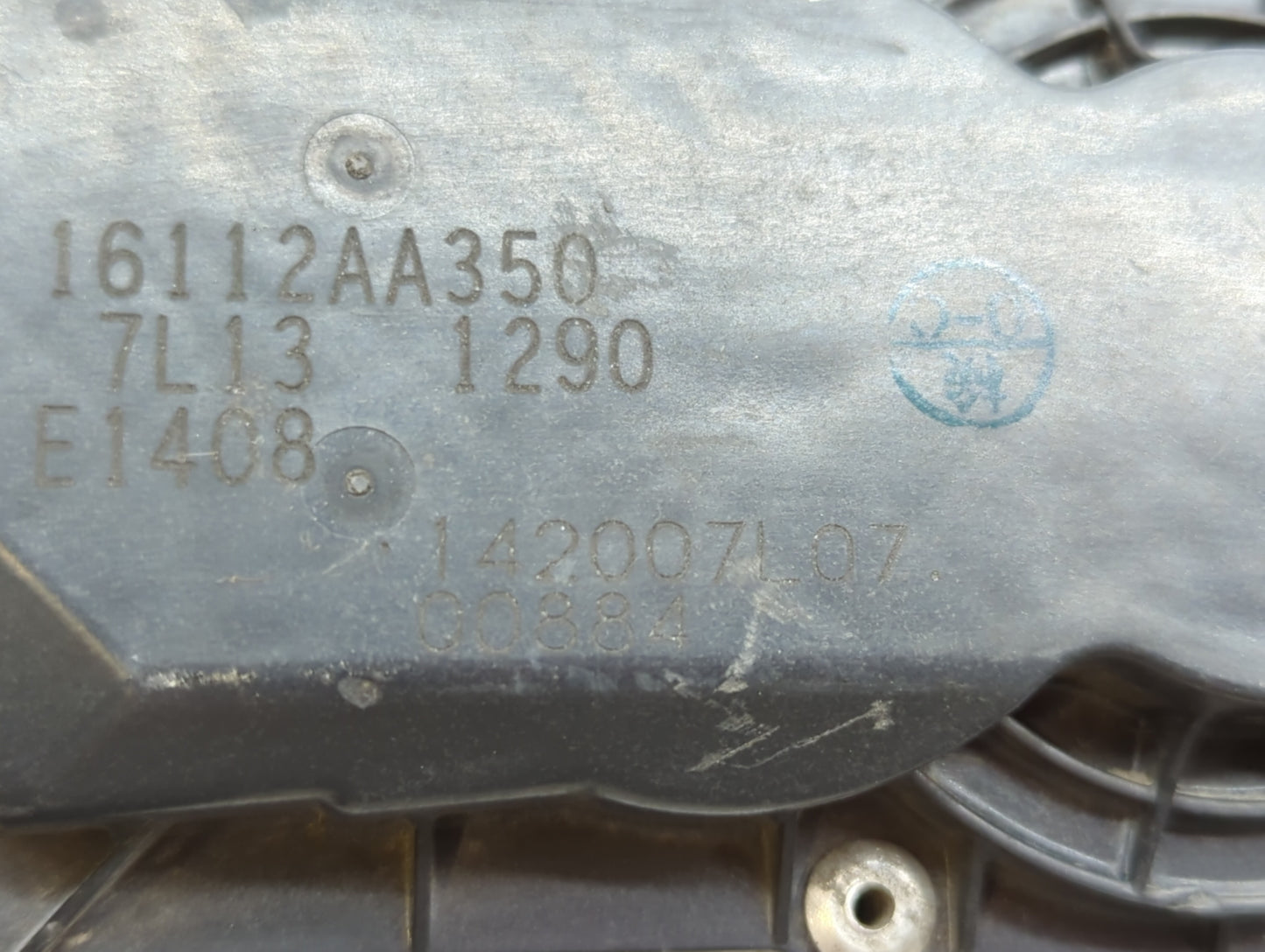 2010-2012 Subaru Legacy Throttle Body P/N:16112AA350 Fits Fits 2010 2011 2012 OEM Used Auto Parts - Oemusedautoparts1.com