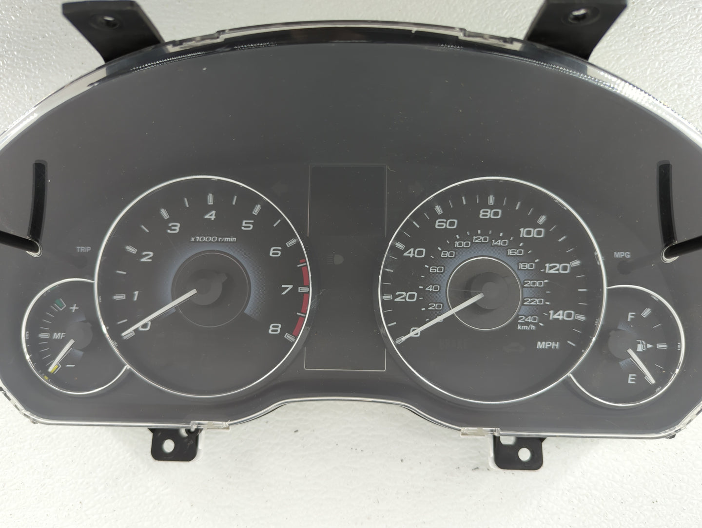 2010 Subaru Legacy Instrument Cluster Speedometer Gauges P/N:85002AJ05A Fits OEM Used Auto Parts - Oemusedautoparts1.com