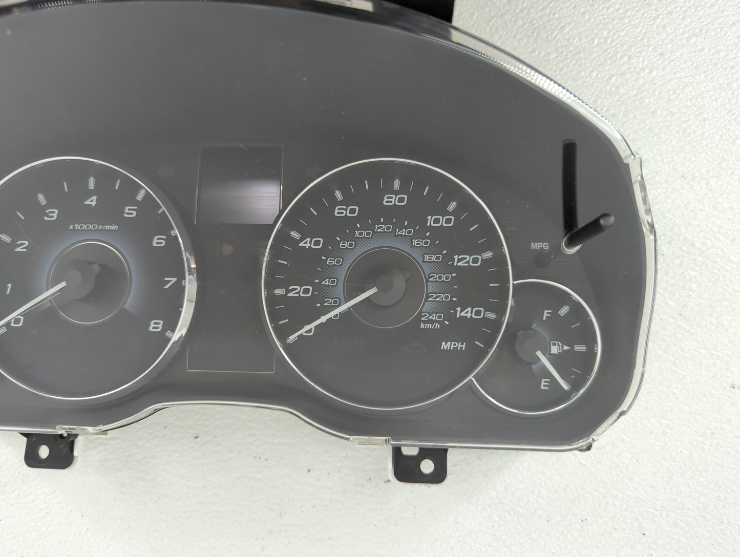 2010 Subaru Legacy Instrument Cluster Speedometer Gauges P/N:85002AJ05A Fits OEM Used Auto Parts - Oemusedautoparts1.com