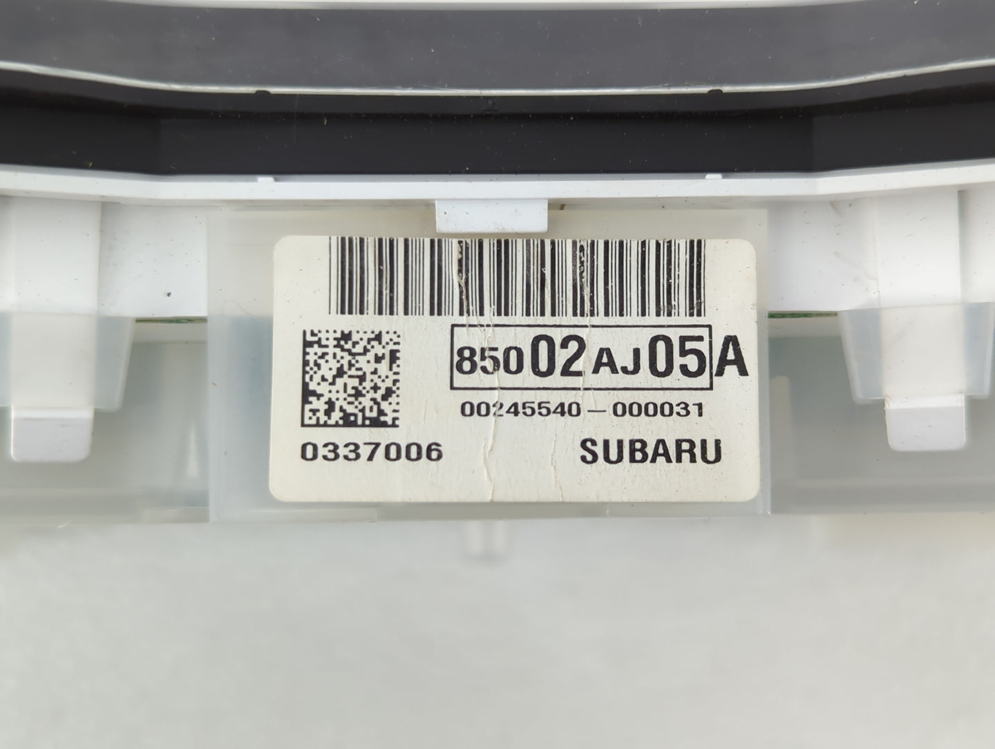 2010 Subaru Legacy Instrument Cluster Speedometer Gauges P/N:85002AJ05A Fits OEM Used Auto Parts - Oemusedautoparts1.com