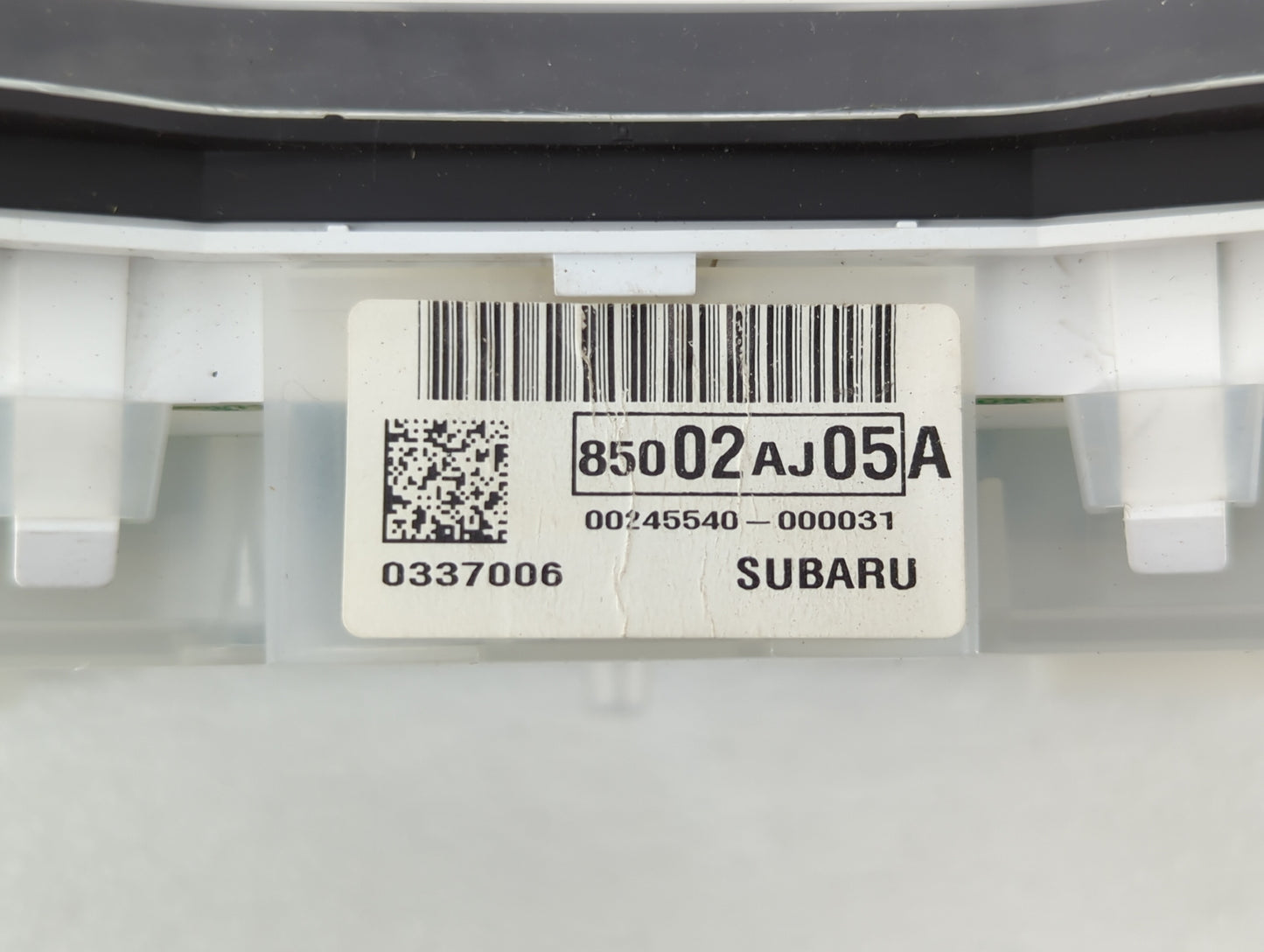 2010 Subaru Legacy Instrument Cluster Speedometer Gauges P/N:85002AJ05A Fits OEM Used Auto Parts - Oemusedautoparts1.com