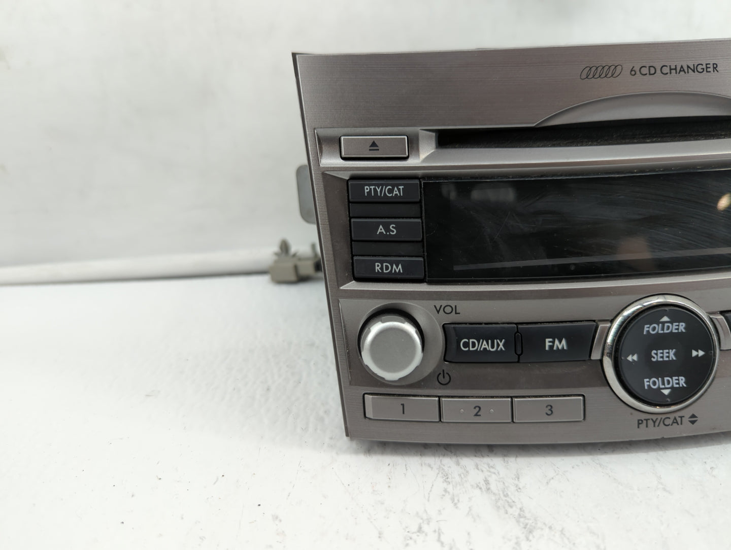 2010-2012 Subaru Legacy Radio AM FM Cd Player Receiver Replacement P/N:86201AJ61A 86201AJ62A, 86201AJ64A Fits Fits 2010 2011