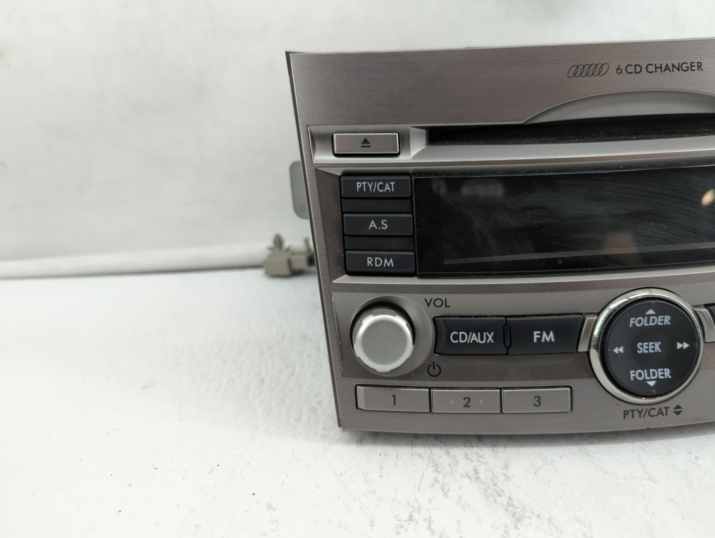2010-2012 Subaru Legacy Radio AM FM Cd Player Receiver Replacement P/N:86201AJ61A 86201AJ62A, 86201AJ64A Fits Fits 2010 2011