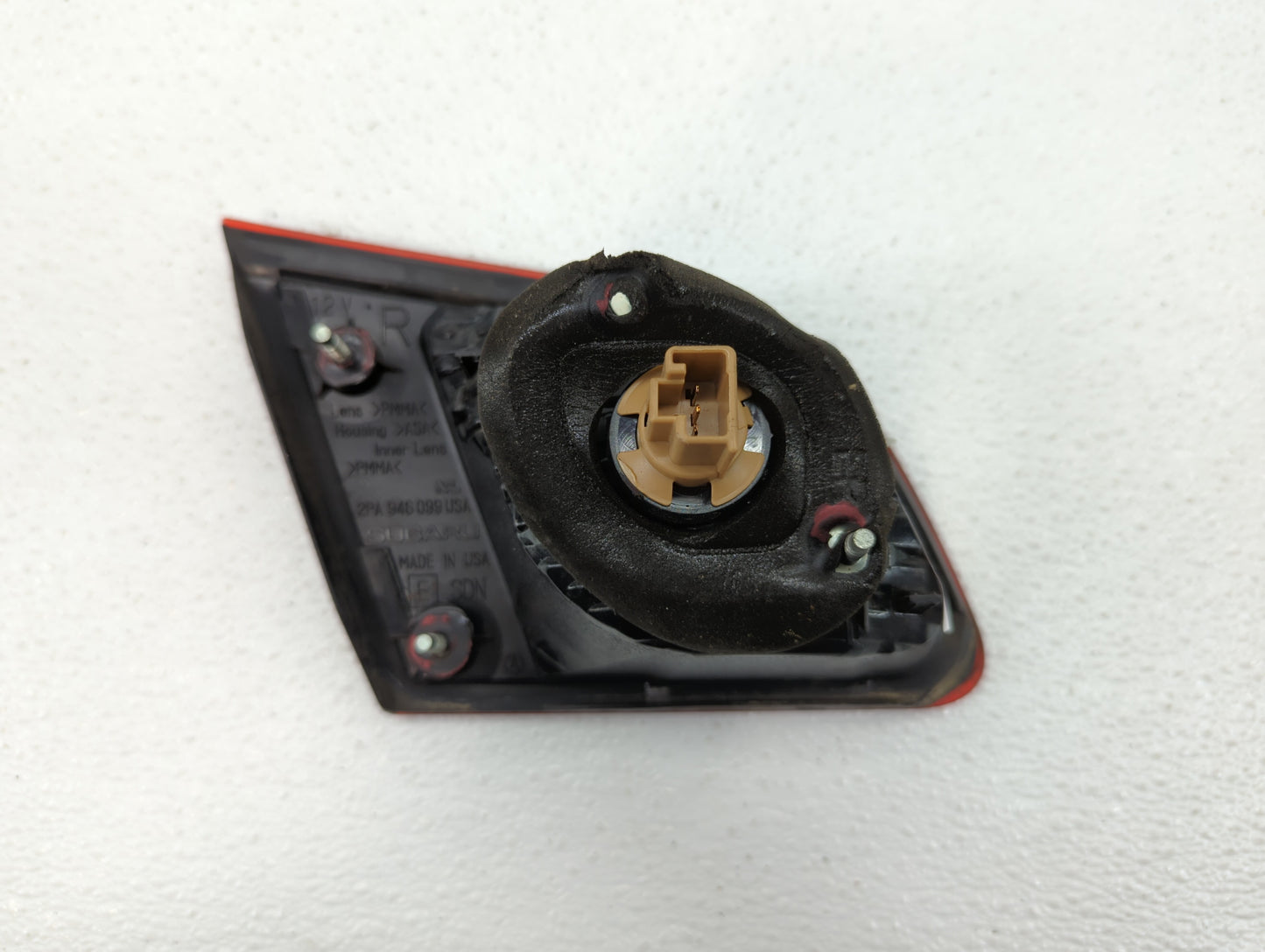 2010-2014 Subaru Legacy Tail Light Assembly Driver Left OEM P/N:2PA 946 099 Fits Fits 2010 2011 2012 2013 2014 OEM Used Auto
