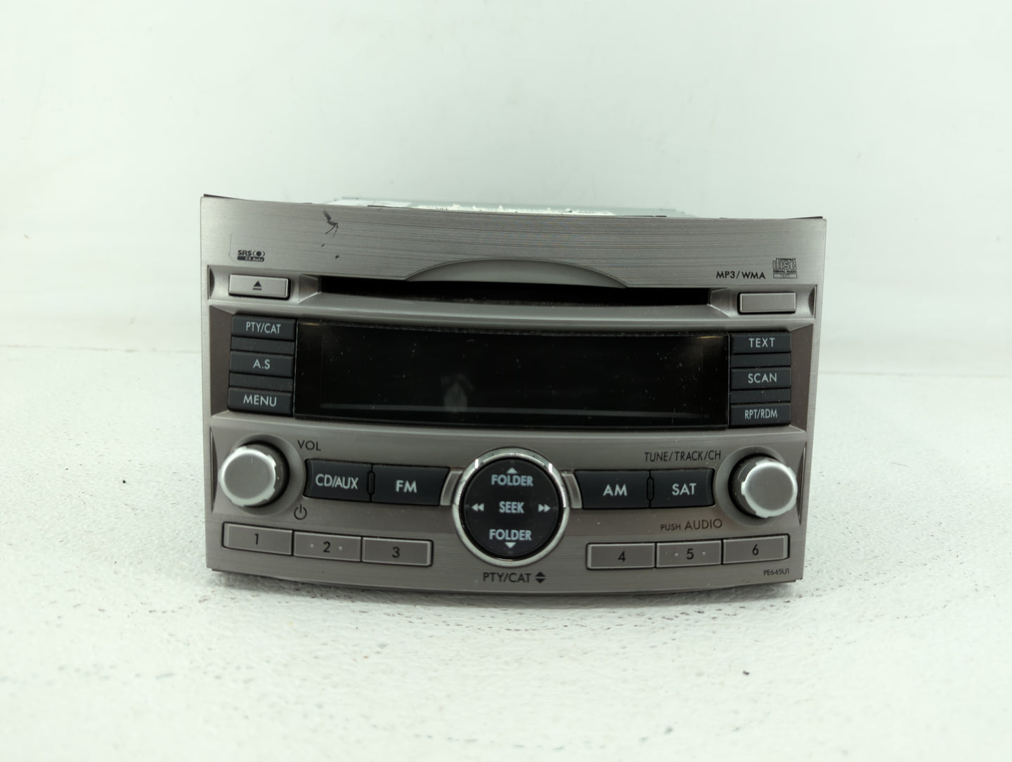 2010-2012 Subaru Legacy Radio AM FM Cd Player Receiver Replacement P/N:86201AJ65A 86201AJ64A Fits Fits 2010 2011 2012 OEM Us