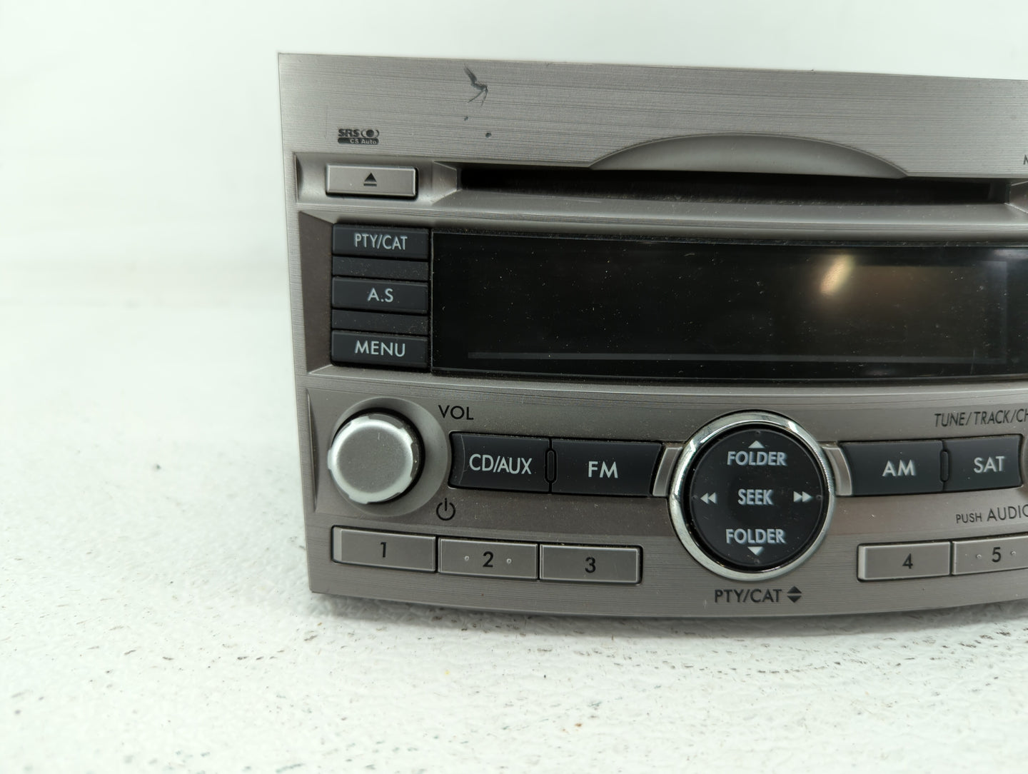 2010-2012 Subaru Legacy Radio AM FM Cd Player Receiver Replacement P/N:86201AJ65A 86201AJ64A Fits Fits 2010 2011 2012 OEM Us