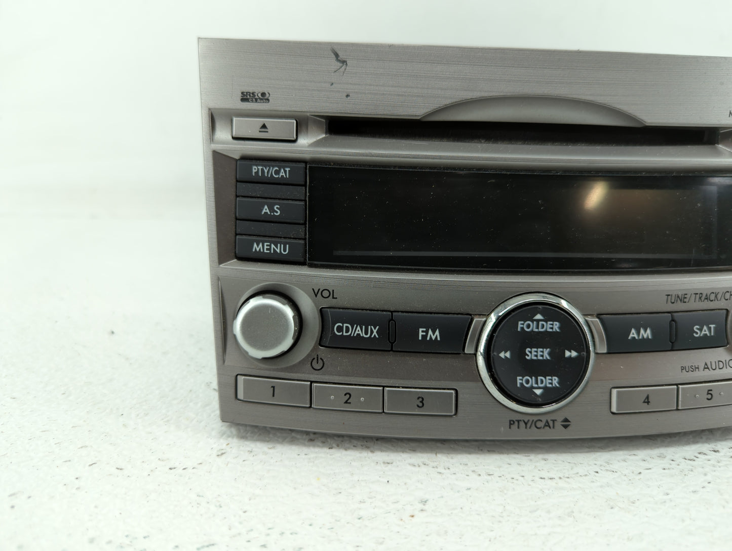 2010-2012 Subaru Legacy Radio AM FM Cd Player Receiver Replacement P/N:86201AJ65A 86201AJ64A Fits Fits 2010 2011 2012 OEM Us