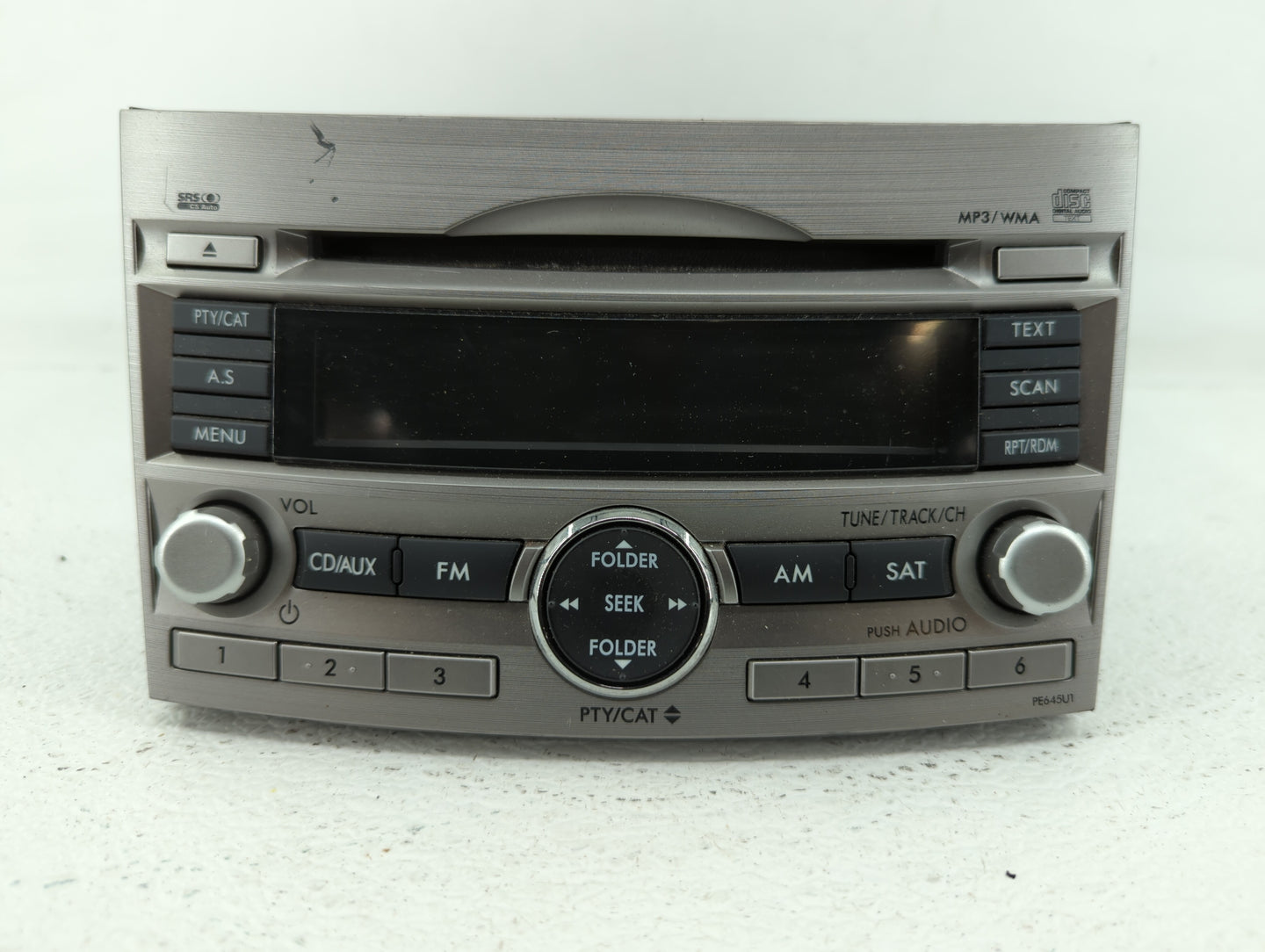 2010-2012 Subaru Legacy Radio AM FM Cd Player Receiver Replacement P/N:86201AJ65A 86201AJ64A Fits Fits 2010 2011 2012 OEM Us