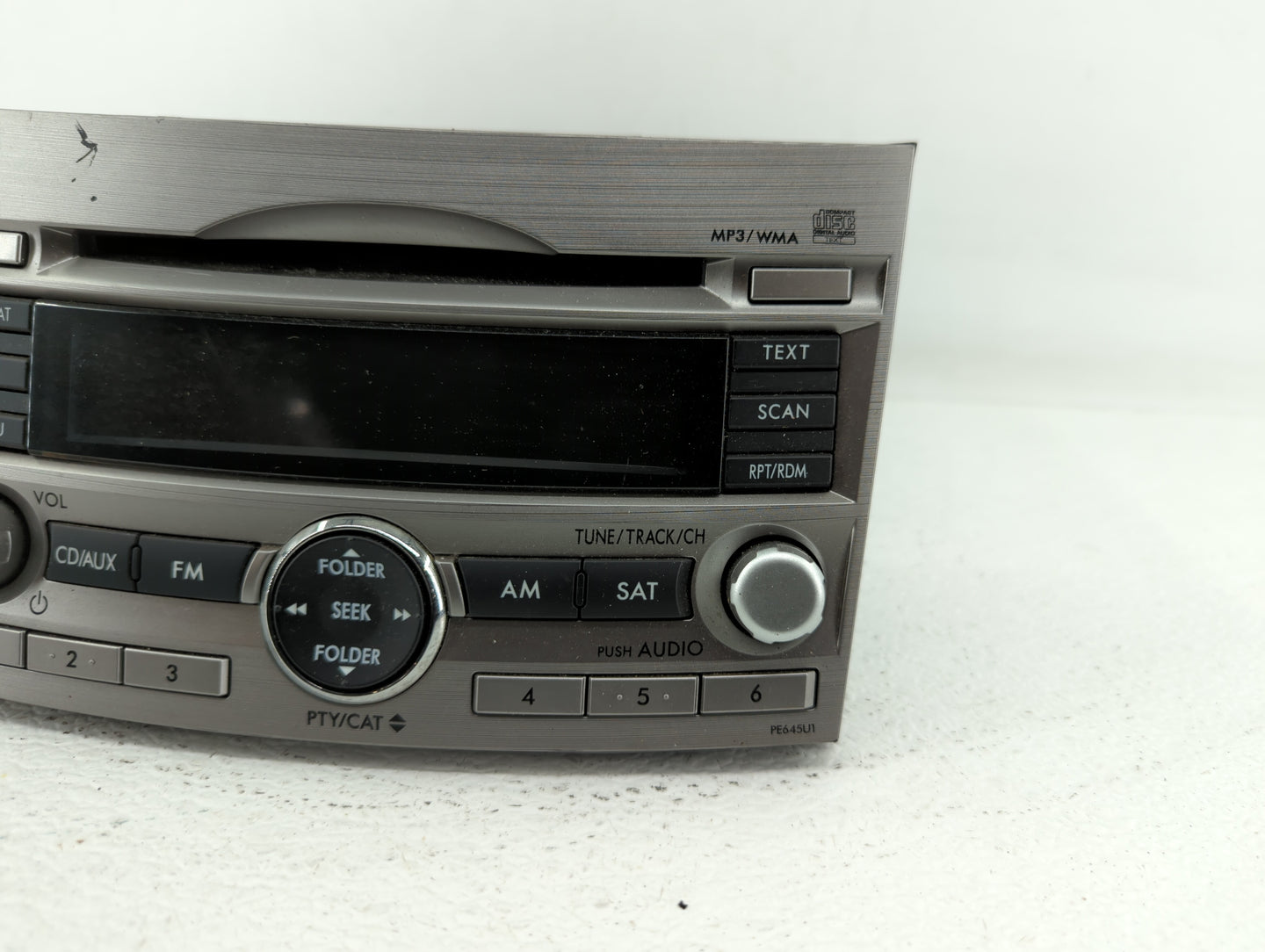 2010-2012 Subaru Legacy Radio AM FM Cd Player Receiver Replacement P/N:86201AJ65A 86201AJ64A Fits Fits 2010 2011 2012 OEM Us