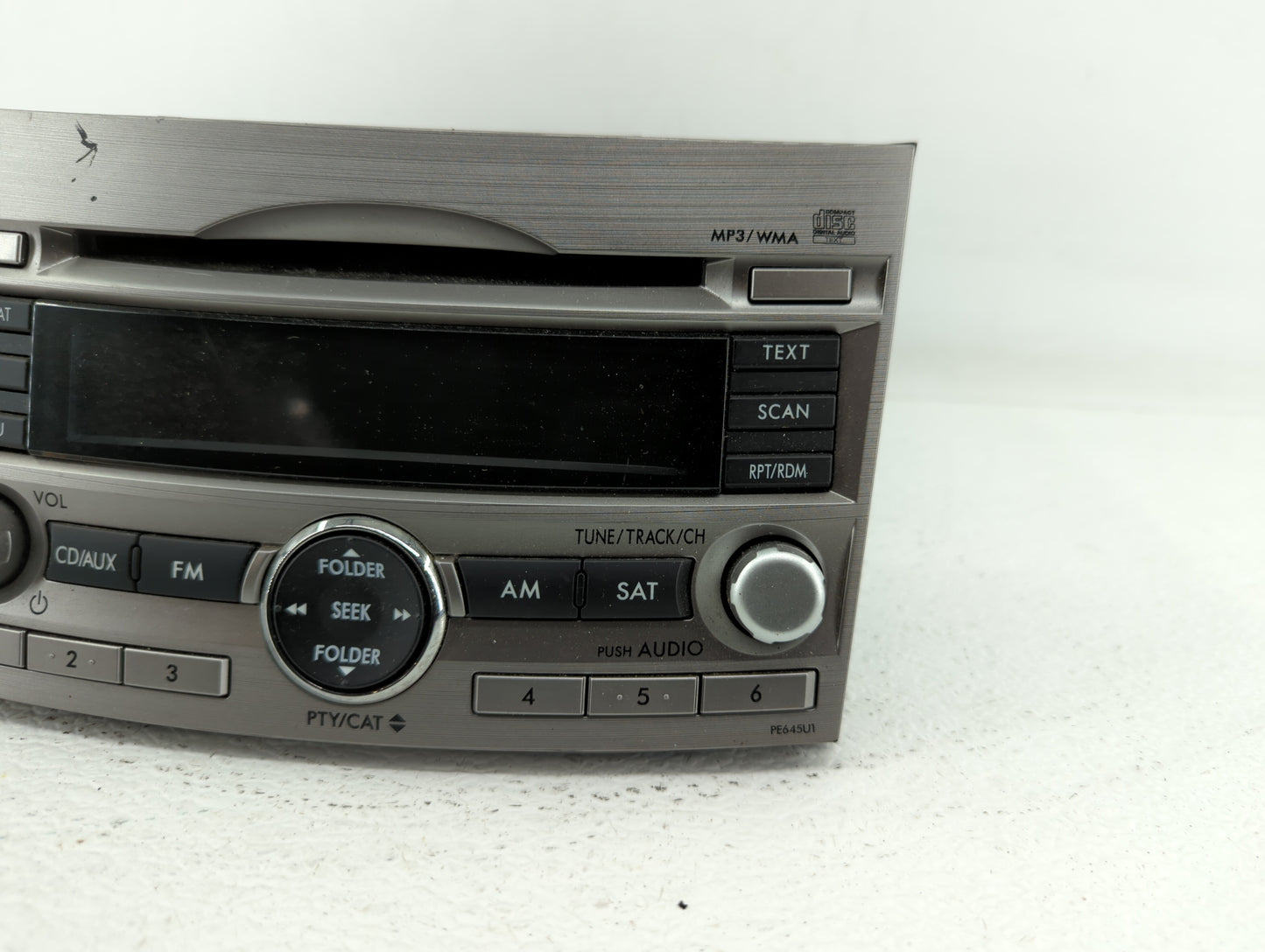 2010-2012 Subaru Legacy Radio AM FM Cd Player Receiver Replacement P/N:86201AJ65A 86201AJ64A Fits Fits 2010 2011 2012 OEM Us