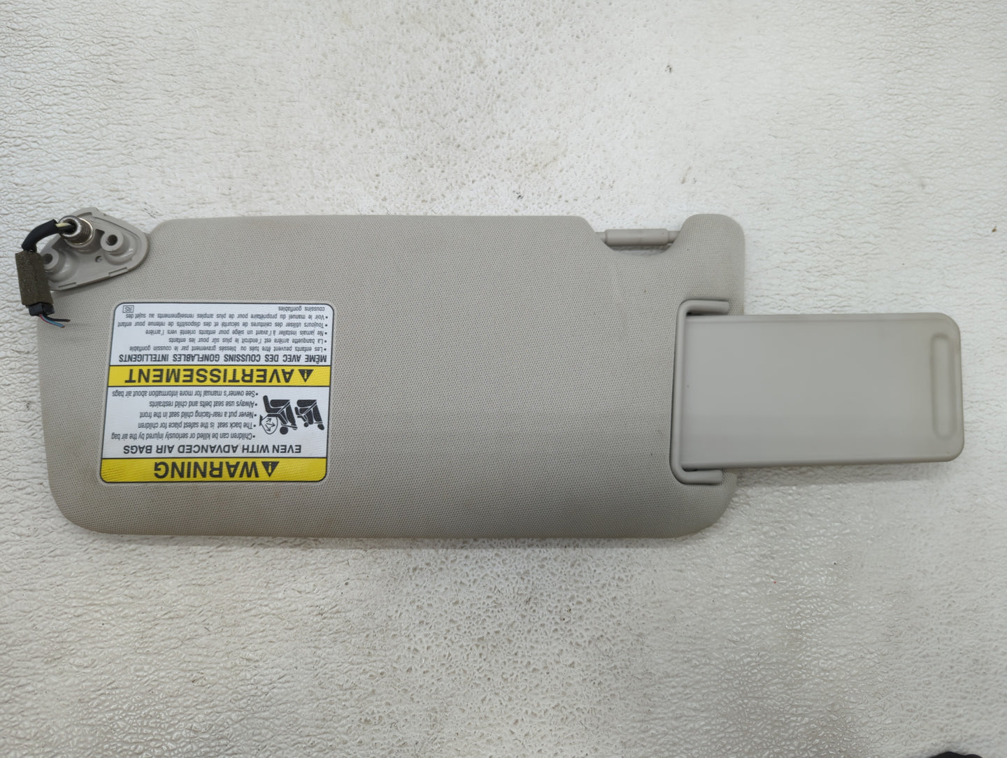 2010-2014 Subaru Legacy Sun Visor Shade Replacement Passenger Right Mirror Fits Fits 2010 2011 2012 2013 2014 OEM Used Auto 