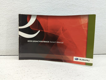compare product 2010 Subaru Legacy Owners Manual Book Guide OEM Used Auto Parts