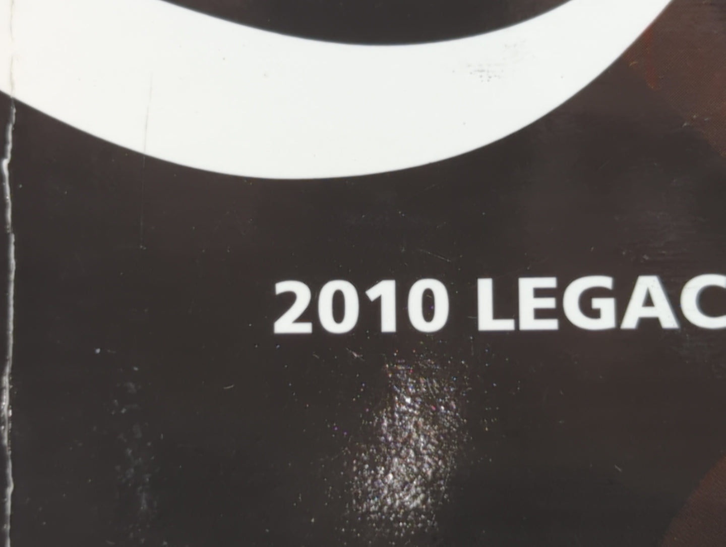 2010 Subaru Legacy Owners Manual Book Guide OEM Used Auto Parts - Oemusedautoparts1.com