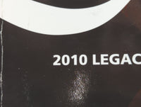 2010 Subaru Legacy Owners Manual Book Guide OEM Used Auto Parts - Oemusedautoparts1.com