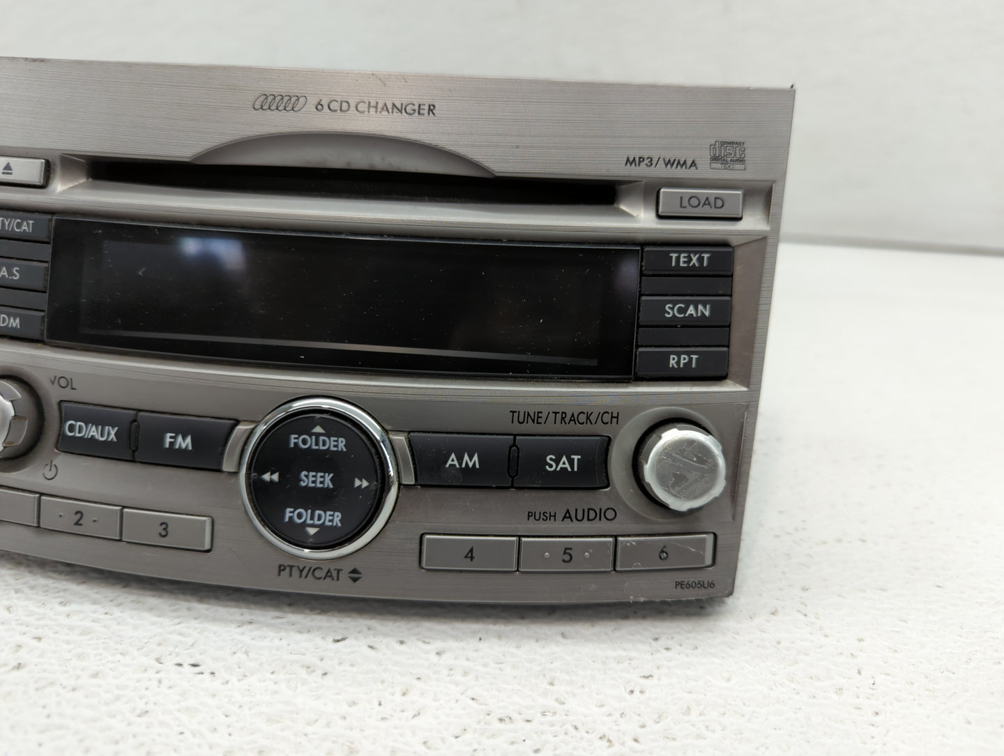 2010-2012 Subaru Legacy Am Fm Cd Player Radio Receiver - Oemusedautoparts1.com