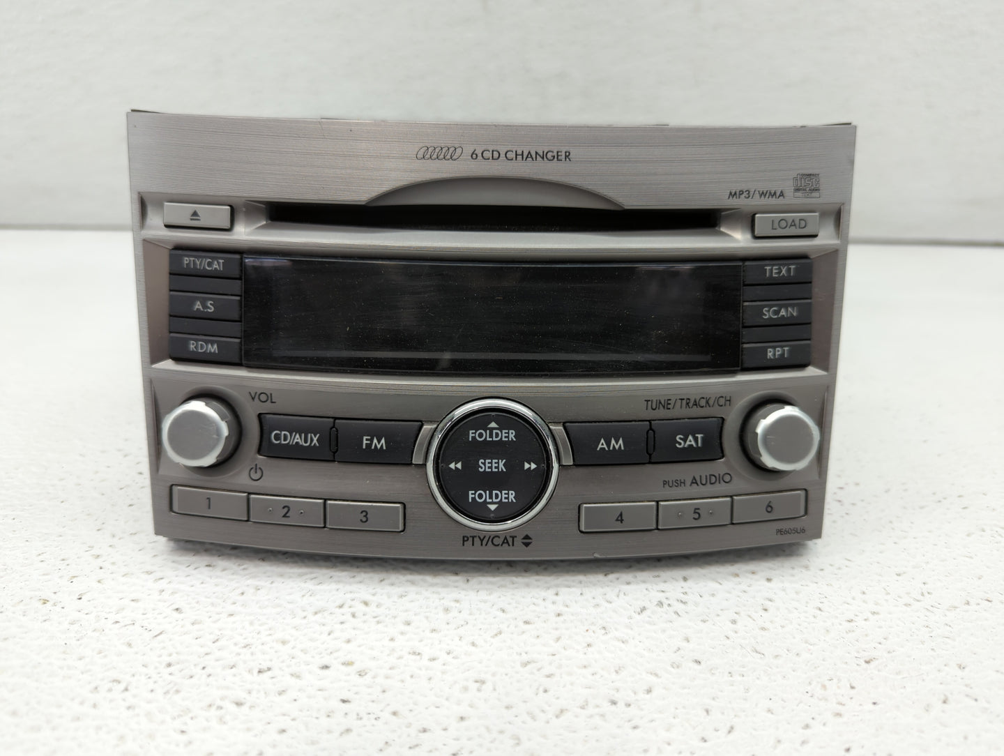 2010-2012 Subaru Legacy Am Fm Cd Player Radio Receiver - Oemusedautoparts1.com