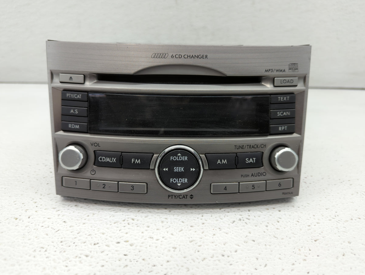 2010-2012 Subaru Legacy Am Fm Cd Player Radio Receiver 440151 - Oemusedautoparts1.com