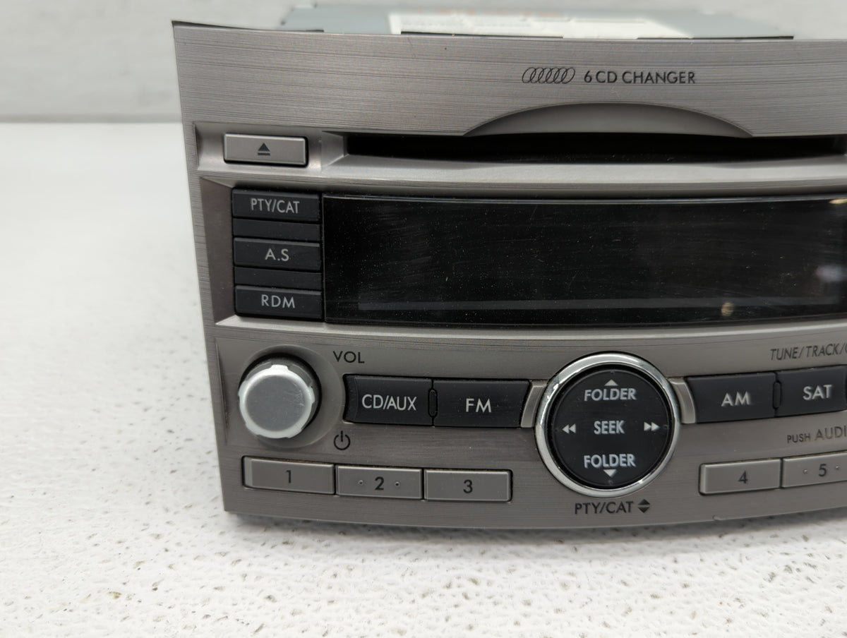 2010-2012 Subaru Legacy Am Fm Cd Player Radio Receiver 440151 - Oemusedautoparts1.com