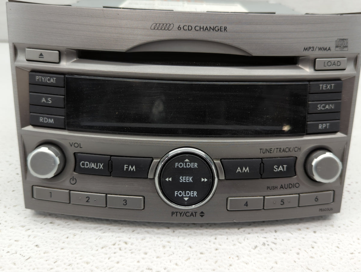 2010-2012 Subaru Legacy Am Fm Cd Player Radio Receiver 440151 - Oemusedautoparts1.com