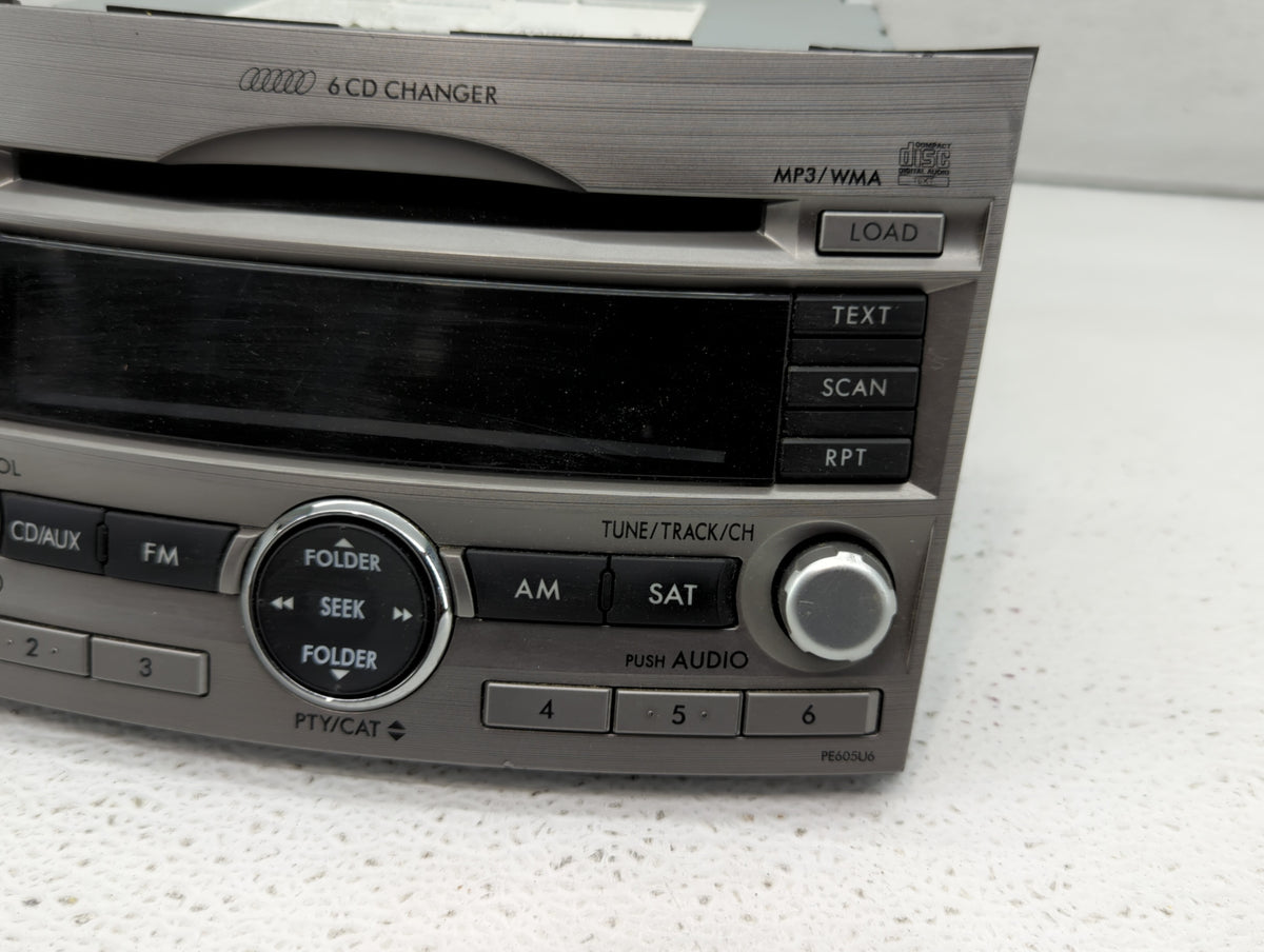 2010-2012 Subaru Legacy Am Fm Cd Player Radio Receiver 440151 - Oemusedautoparts1.com