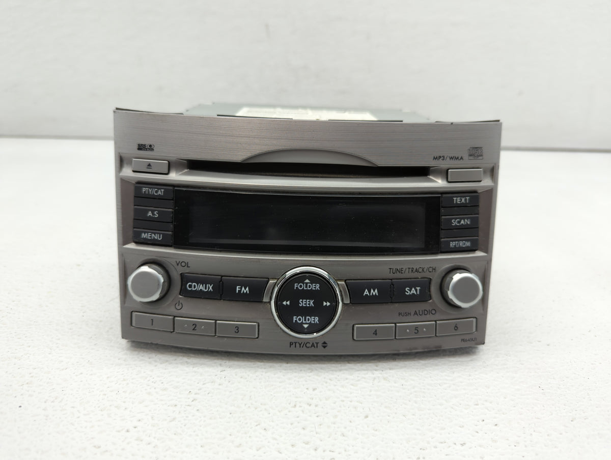 2010-2012 Subaru Legacy Am Fm Cd Player Radio Receiver 440318 - Oemusedautoparts1.com