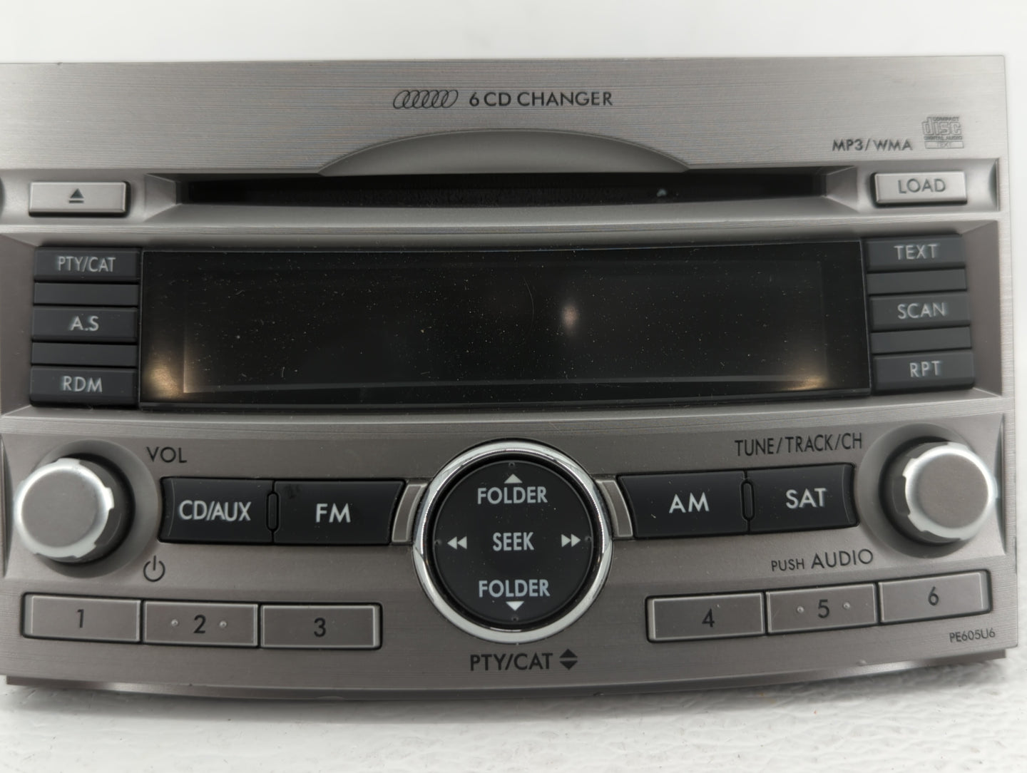2010-2012 Subaru Legacy Am Fm Cd Player Radio Receiver - Oemusedautoparts1.com