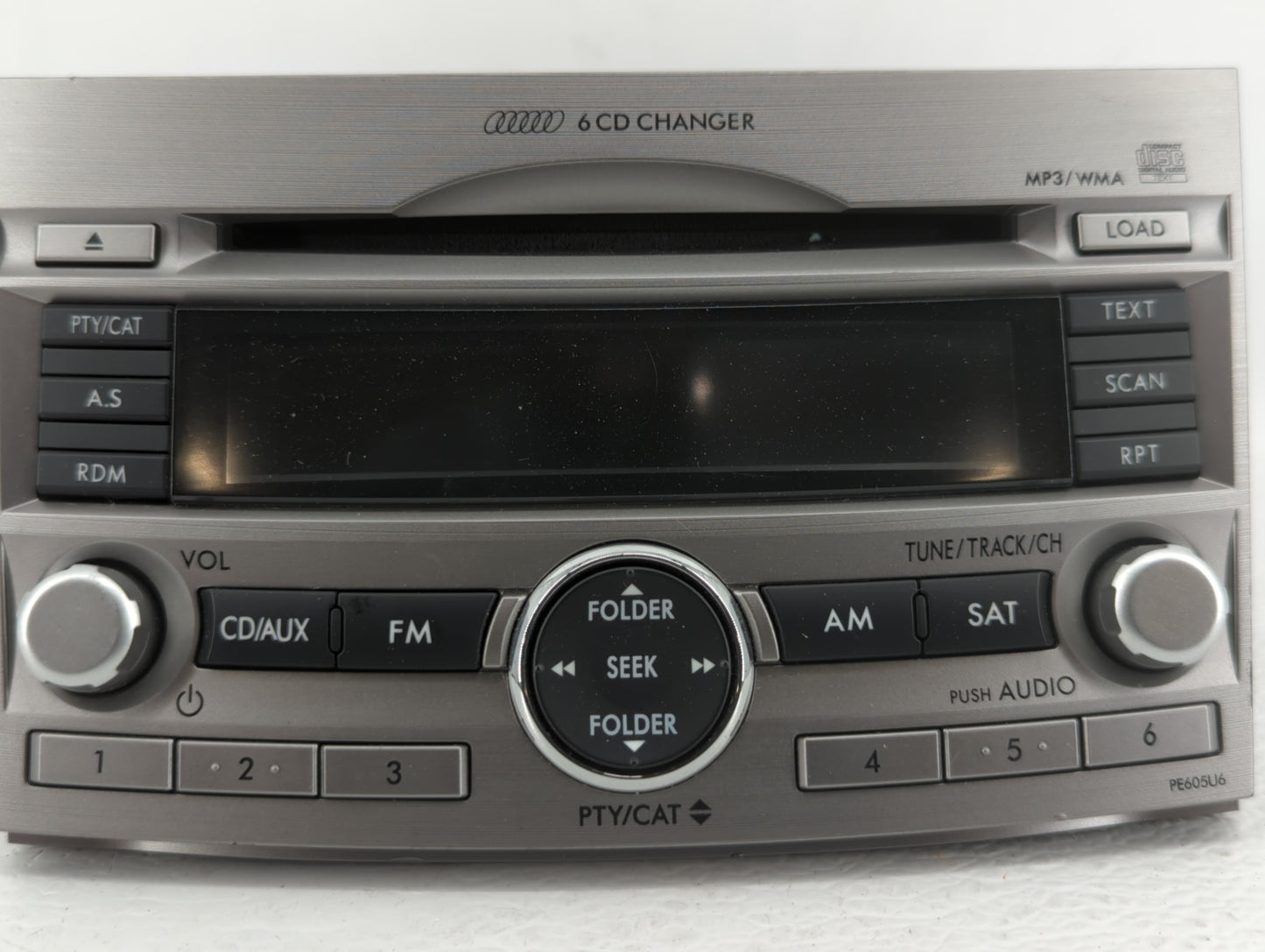 2010-2012 Subaru Legacy Am Fm Cd Player Radio Receiver - Oemusedautoparts1.com