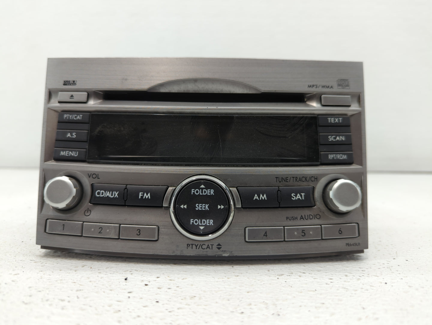 2010-2012 Subaru Legacy Radio AM FM Cd Player Receiver Replacement P/N:86201AJ65A 86201AJ64A Fits Fits 2010 2011 2012 OEM Us