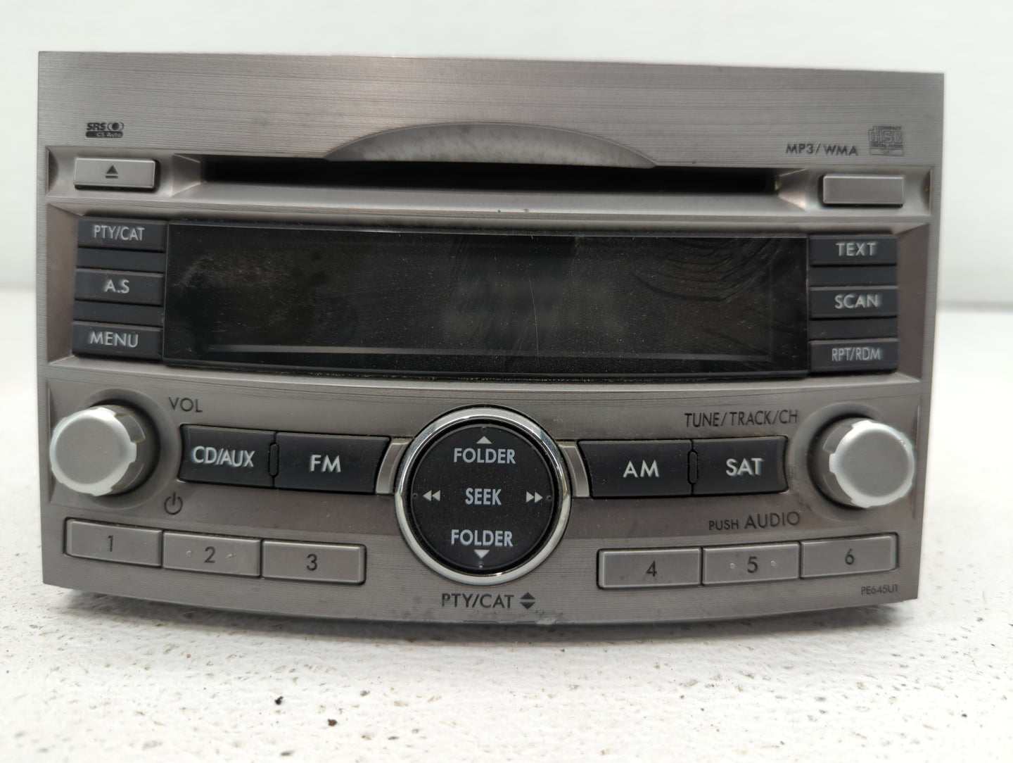 2010-2012 Subaru Legacy Radio AM FM Cd Player Receiver Replacement P/N:86201AJ65A 86201AJ64A Fits Fits 2010 2011 2012 OEM Us