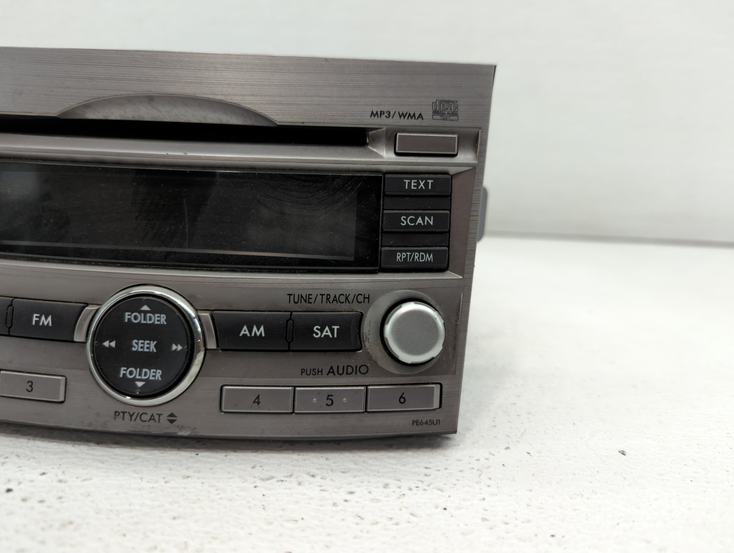 2010-2012 Subaru Legacy Radio AM FM Cd Player Receiver Replacement P/N:86201AJ65A 86201AJ64A Fits Fits 2010 2011 2012 OEM Us