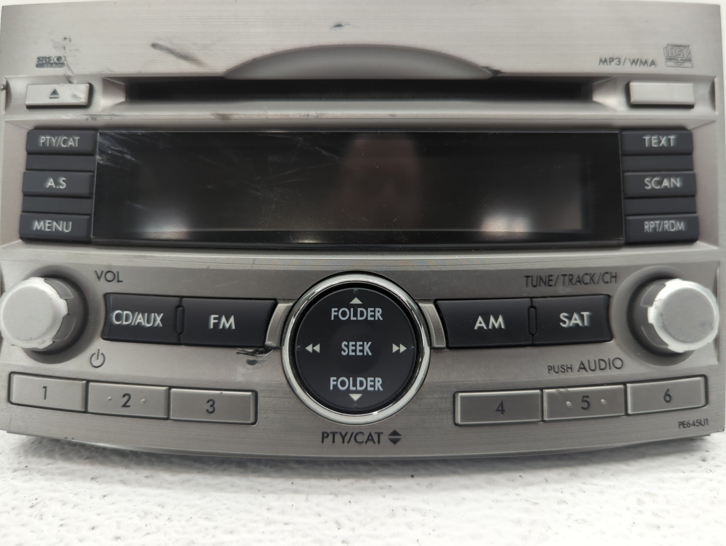2010-2012 Subaru Legacy Am Fm Cd Player Radio Receiver - Oemusedautoparts1.com