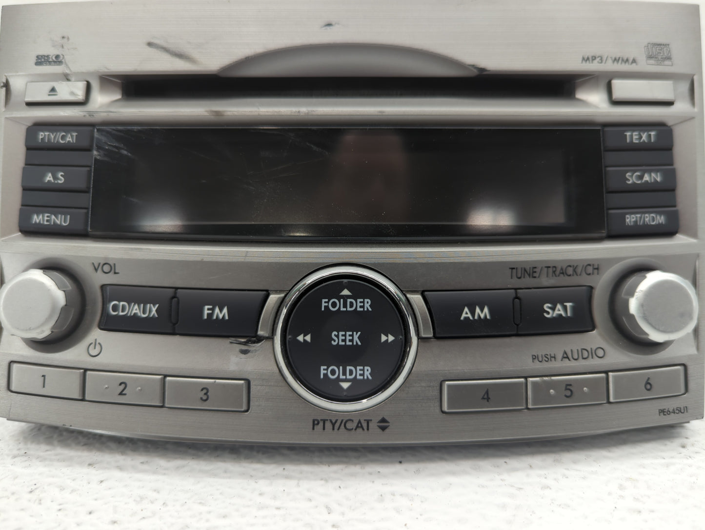 2010-2012 Subaru Legacy Am Fm Cd Player Radio Receiver - Oemusedautoparts1.com