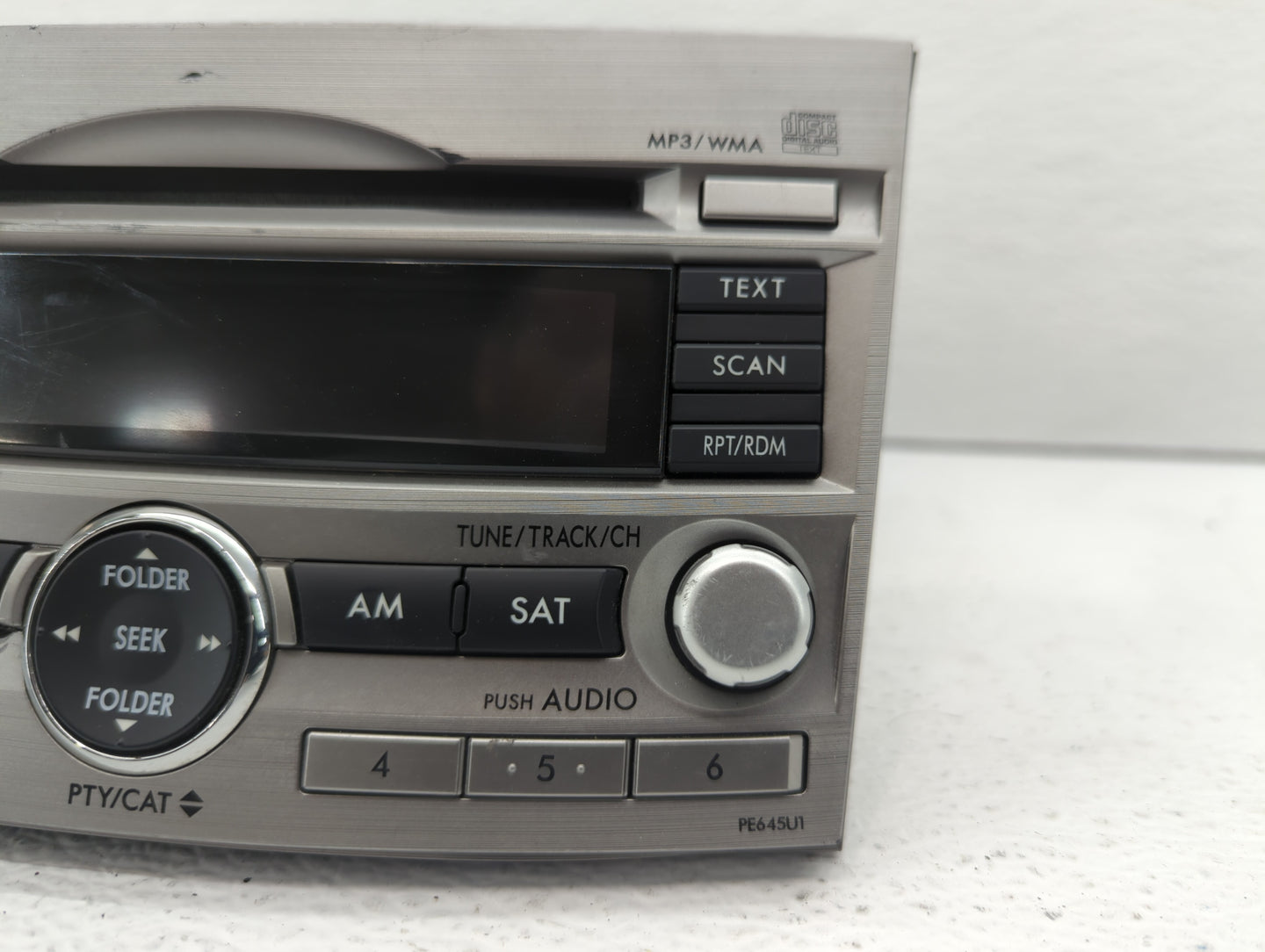 2010-2012 Subaru Legacy Am Fm Cd Player Radio Receiver - Oemusedautoparts1.com
