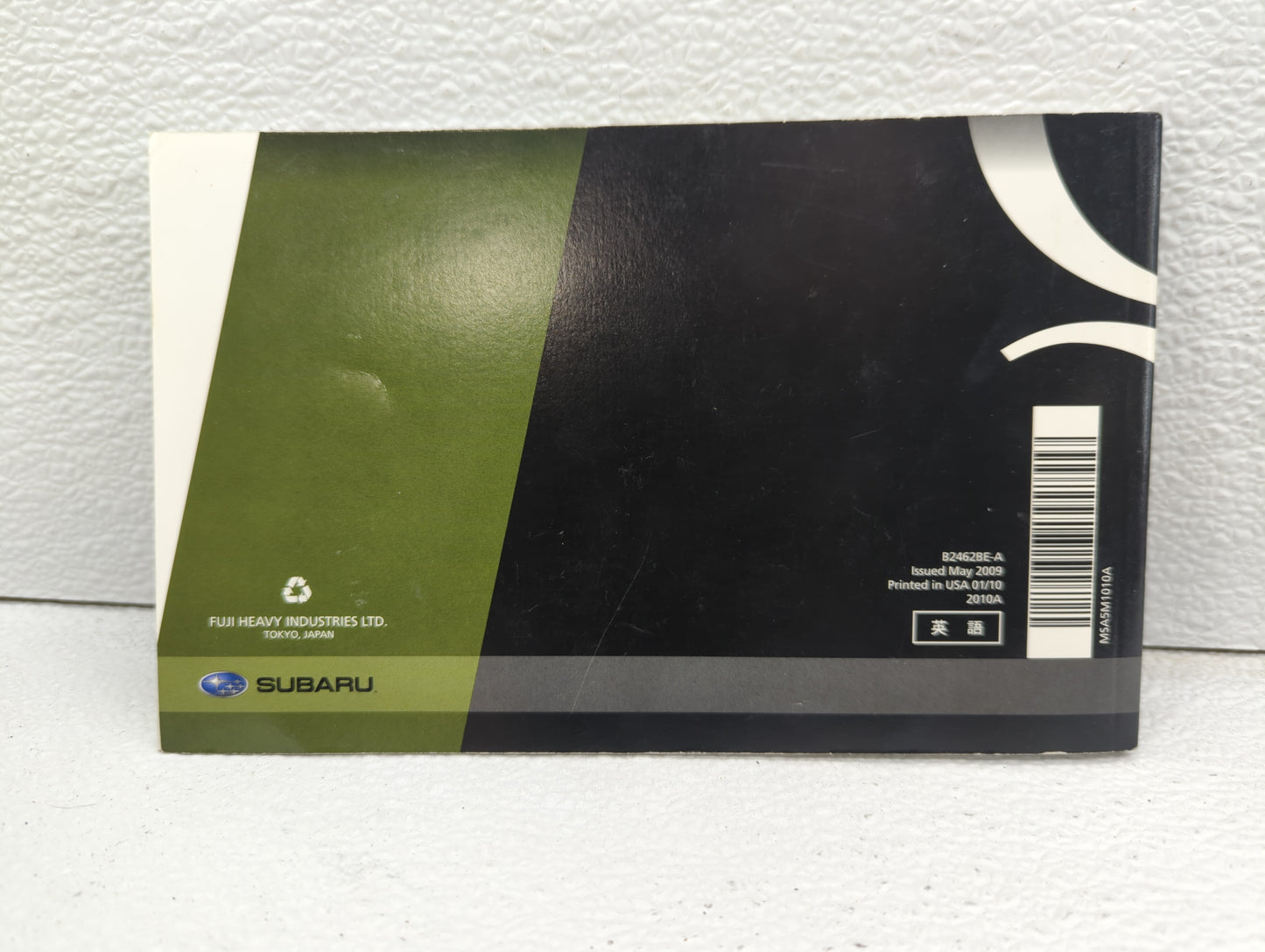 2010 Subaru Legacy Owners Manual Book Guide OEM Used Auto Parts - Oemusedautoparts1.com