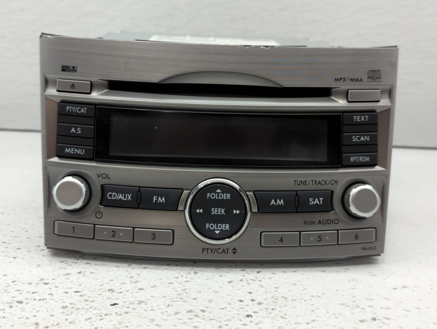 2010-2012 Subaru Legacy Am Fm Cd Player Radio Receiver - Oemusedautoparts1.com