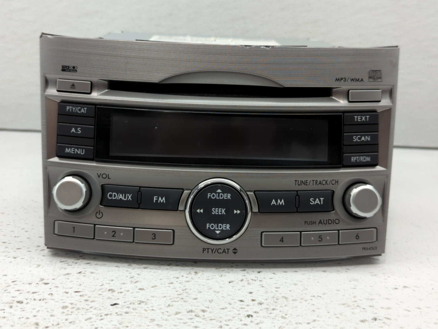 2010-2012 Subaru Legacy Am Fm Cd Player Radio Receiver - Oemusedautoparts1.com