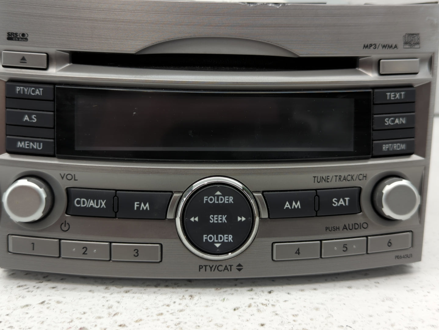 2010-2012 Subaru Legacy Am Fm Cd Player Radio Receiver - Oemusedautoparts1.com