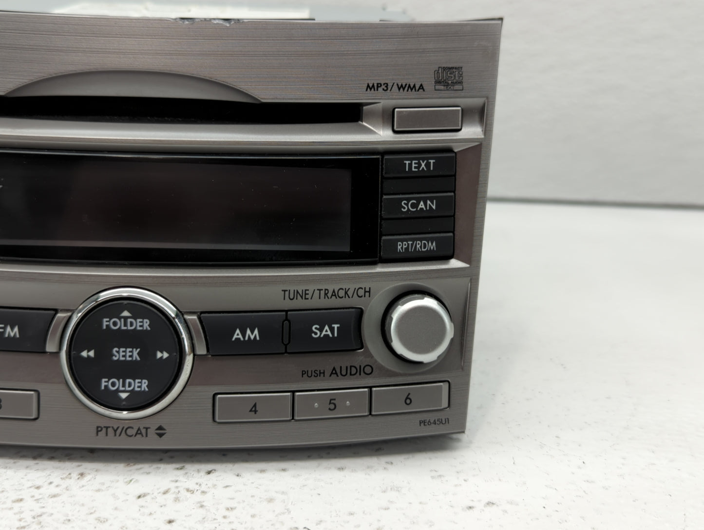 2010-2012 Subaru Legacy Am Fm Cd Player Radio Receiver - Oemusedautoparts1.com