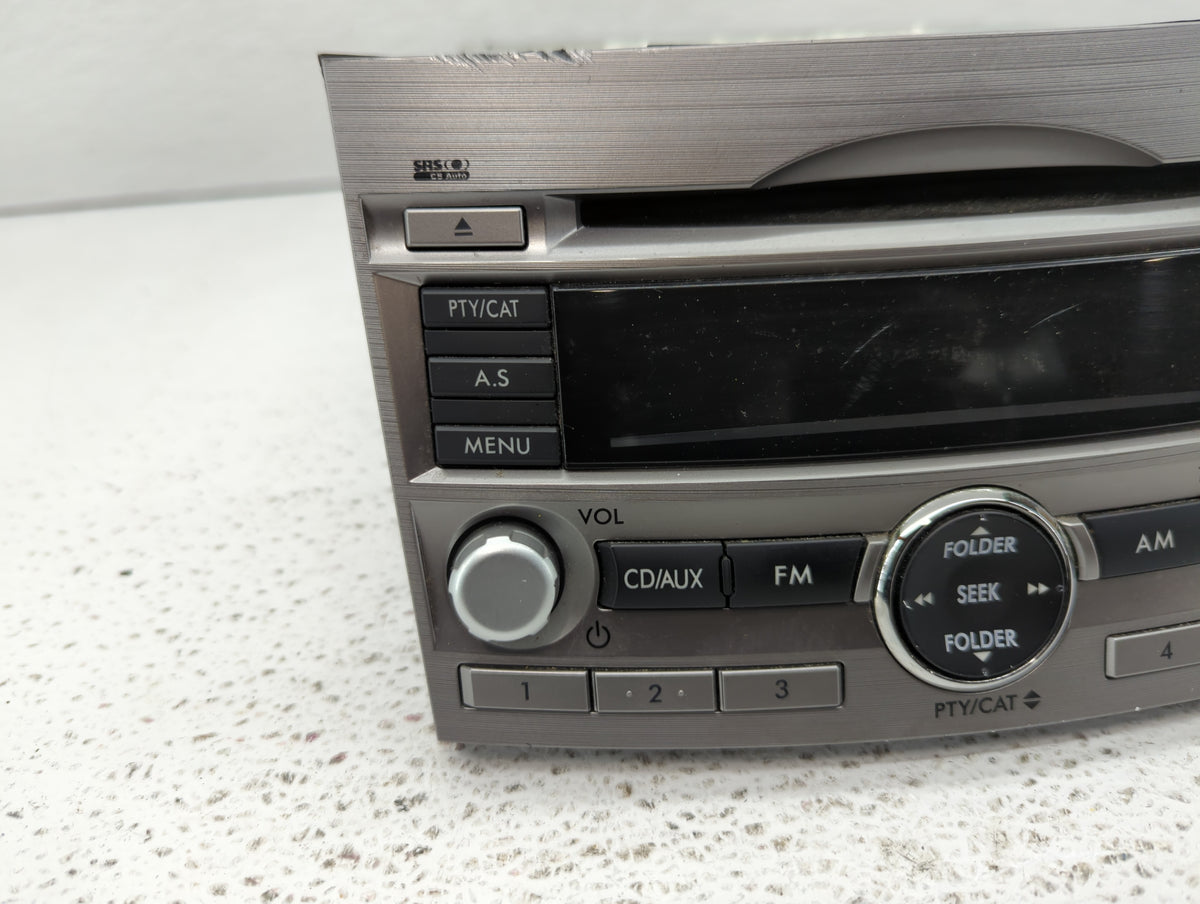 2010-2012 Subaru Legacy Am Fm Cd Player Radio Receiver 456886 - Oemusedautoparts1.com