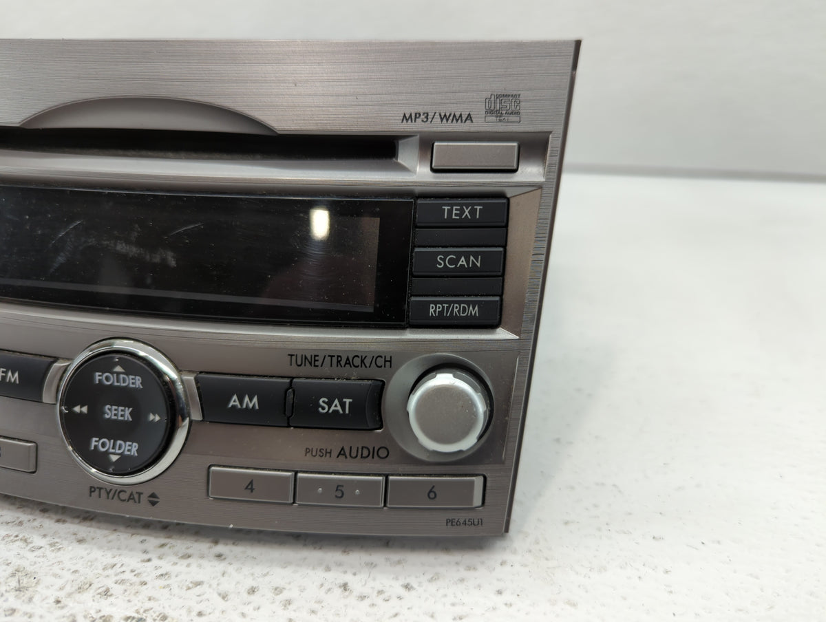 2010-2012 Subaru Legacy Am Fm Cd Player Radio Receiver 456886 - Oemusedautoparts1.com