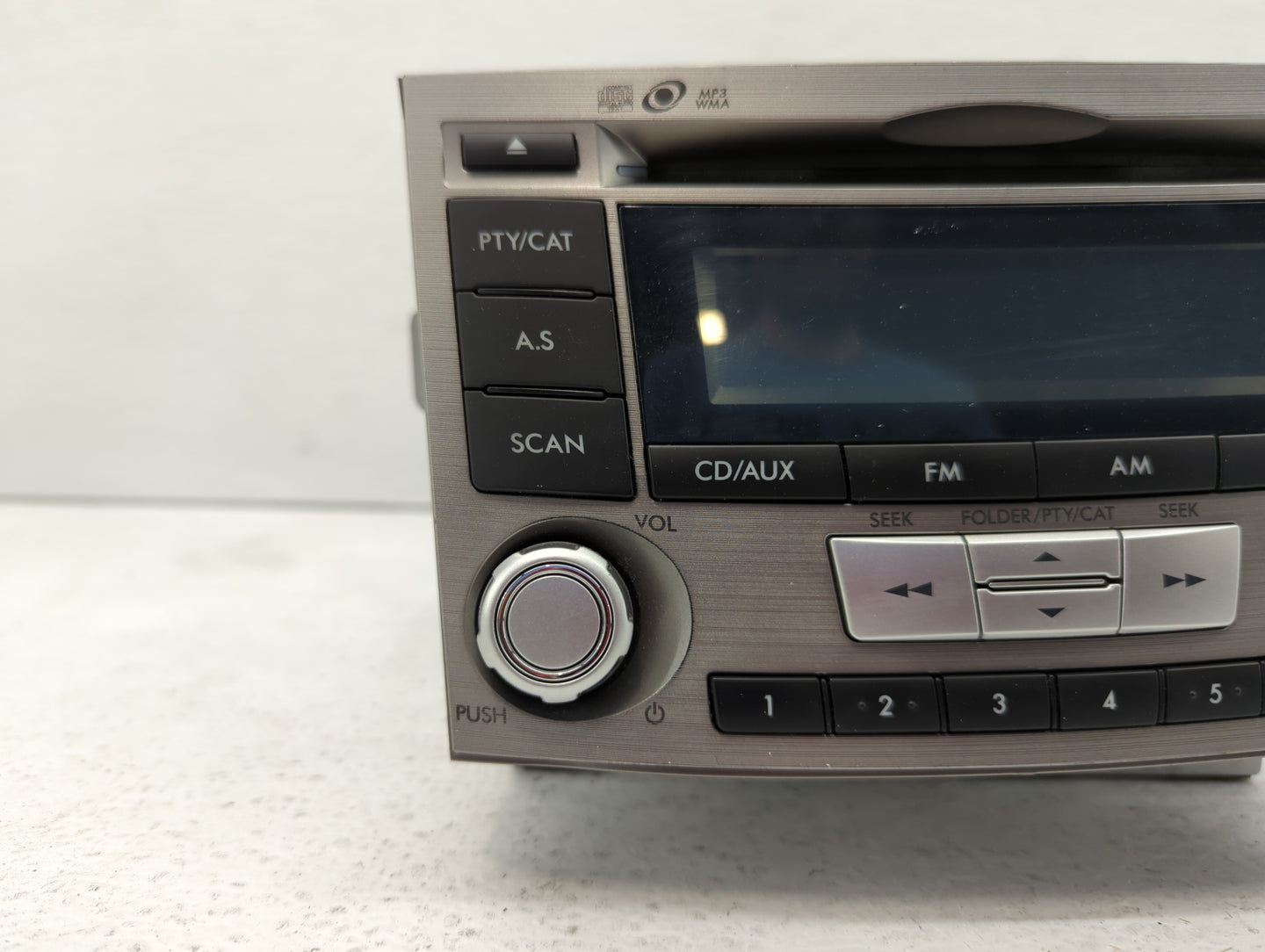 2010-2012 Subaru Legacy Radio AM FM Cd Player Receiver Replacement P/N:86201AJ62A 86201AJ61A, 86201AJ64A Fits Fits 2010 2011