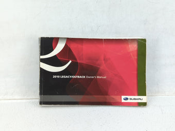 compare product 2010 Subaru Legacy Owners Manual Book Guide OEM Used Auto Parts