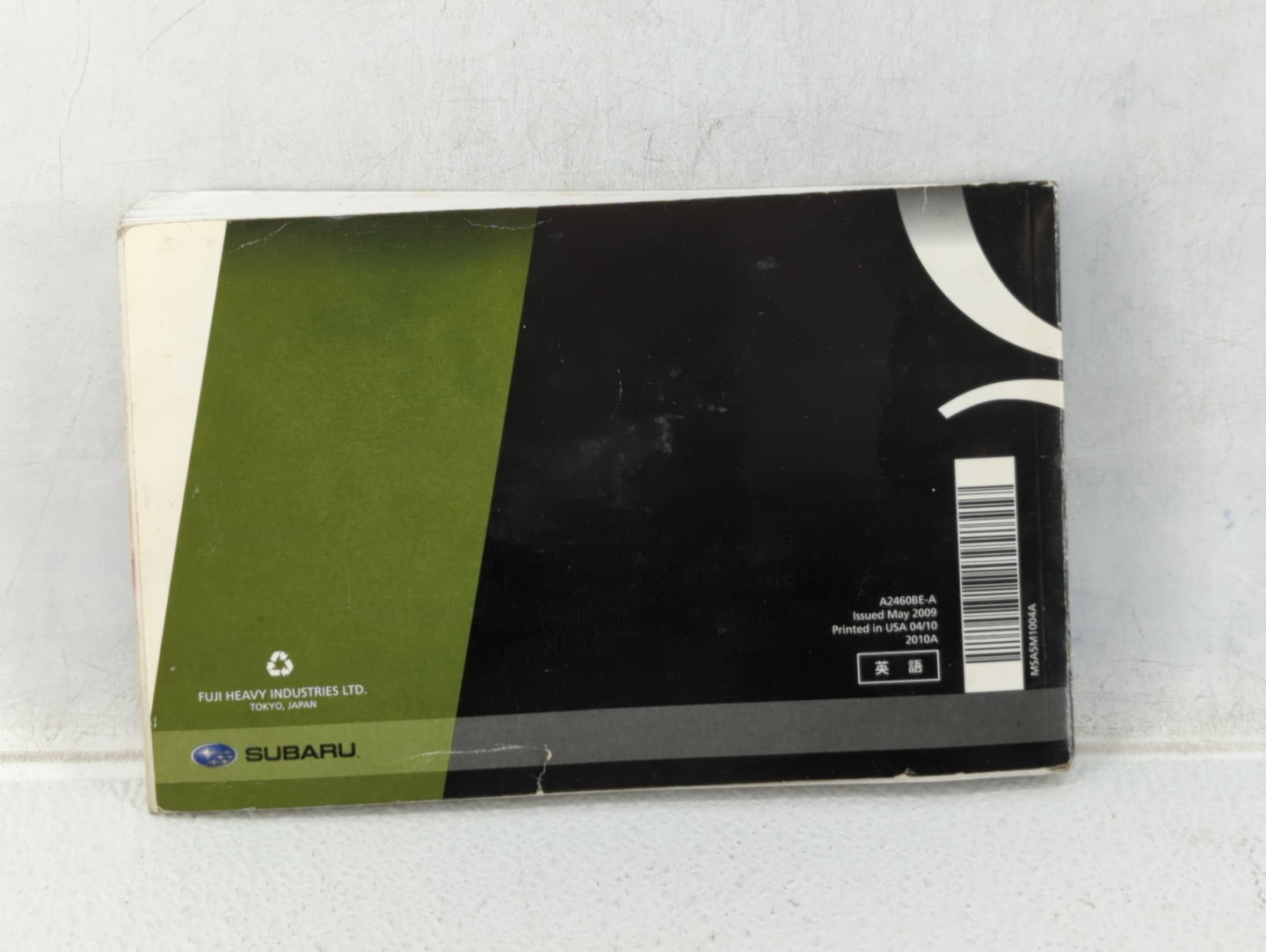 2010 Subaru Legacy Owners Manual Book Guide OEM Used Auto Parts - Oemusedautoparts1.com