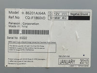 2010-2012 Subaru Legacy Radio AM FM Cd Player Receiver Replacement P/N:86201AJ64A Fits Fits 2010 2011 2012 OEM Used Auto Par