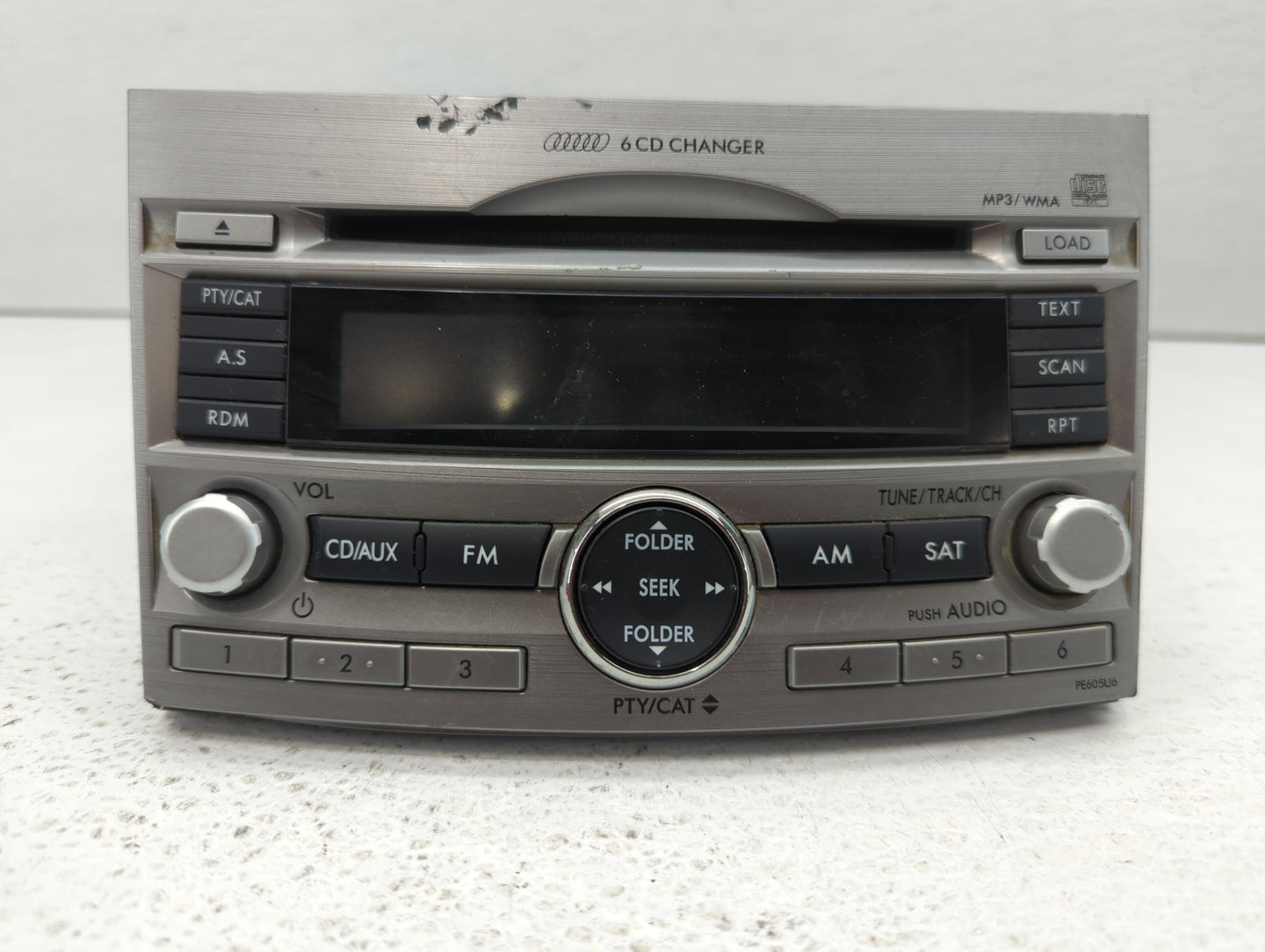 2010-2012 Subaru Legacy Radio AM FM Cd Player Receiver Replacement Fits Fits 2010 2011 2012 OEM Used Auto Parts - Oemusedaut