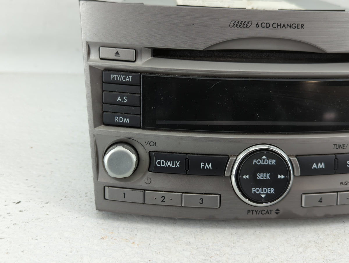 2010-2012 Subaru Legacy Am Fm Cd Player Radio Receiver 517831 - Oemusedautoparts1.com